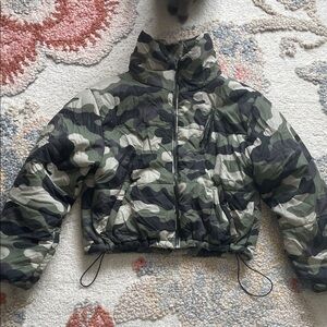 Forever 21 Black and Green Jacket